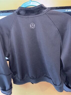 lululemon athletica Black Velvet REVERSIBLE Bomber -